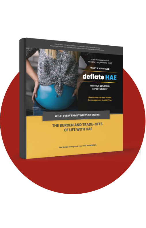 Woman holding balloons representing Tolerability, Convenience, & Efficacy